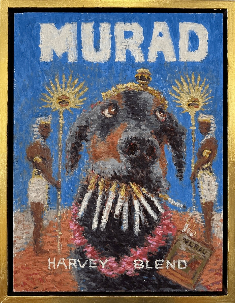 Harvey with Murad Cigarette Poster l