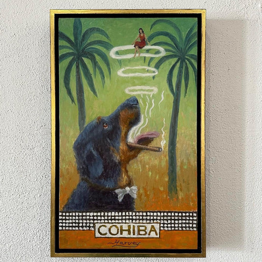 Harvey Cohiba Cigar Poster